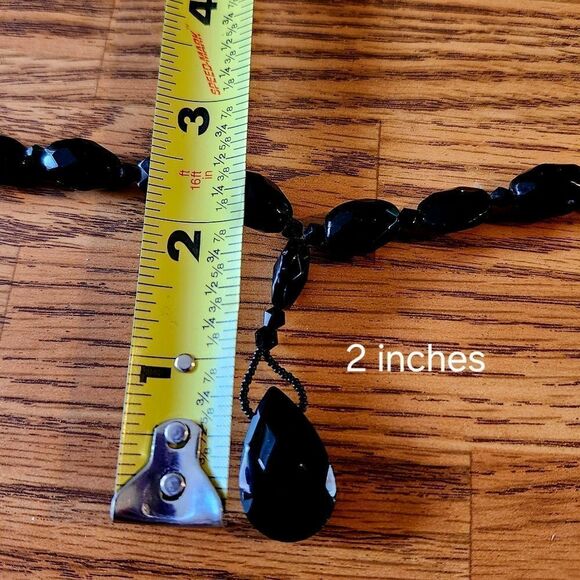 WHBM Faceted Stone and Beaded Necklace COCKTAIL HOUR CHIC - Picture 6 of 8